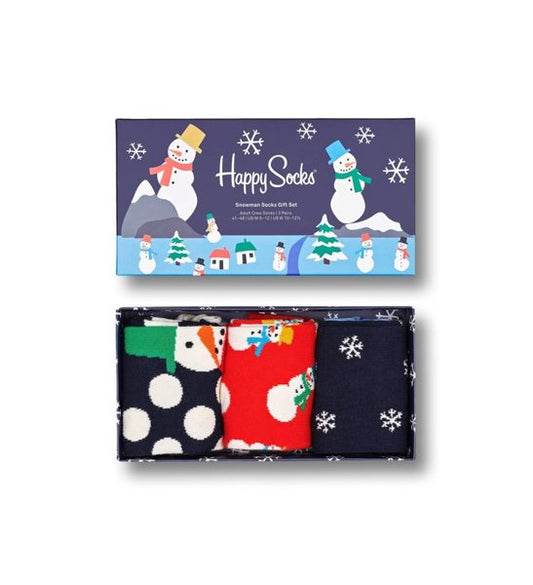 Snowman Socks 3 pack gift set