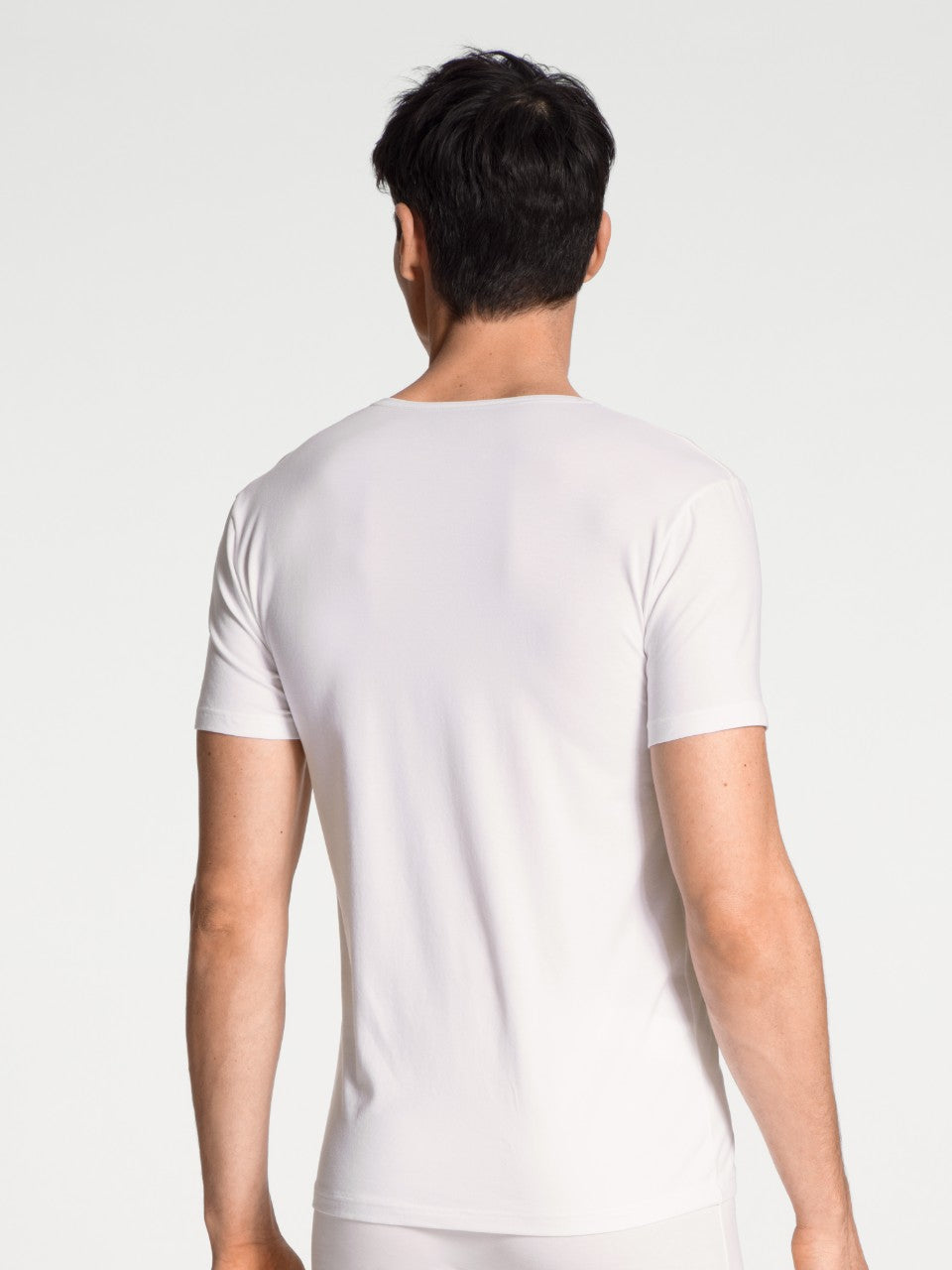 Cotton Code t-skjorte med V-hals
