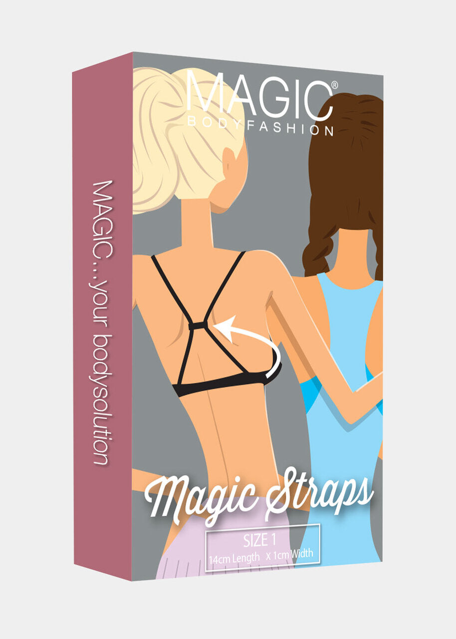 Magic strap 3 pk Hvit/Hud/Sort